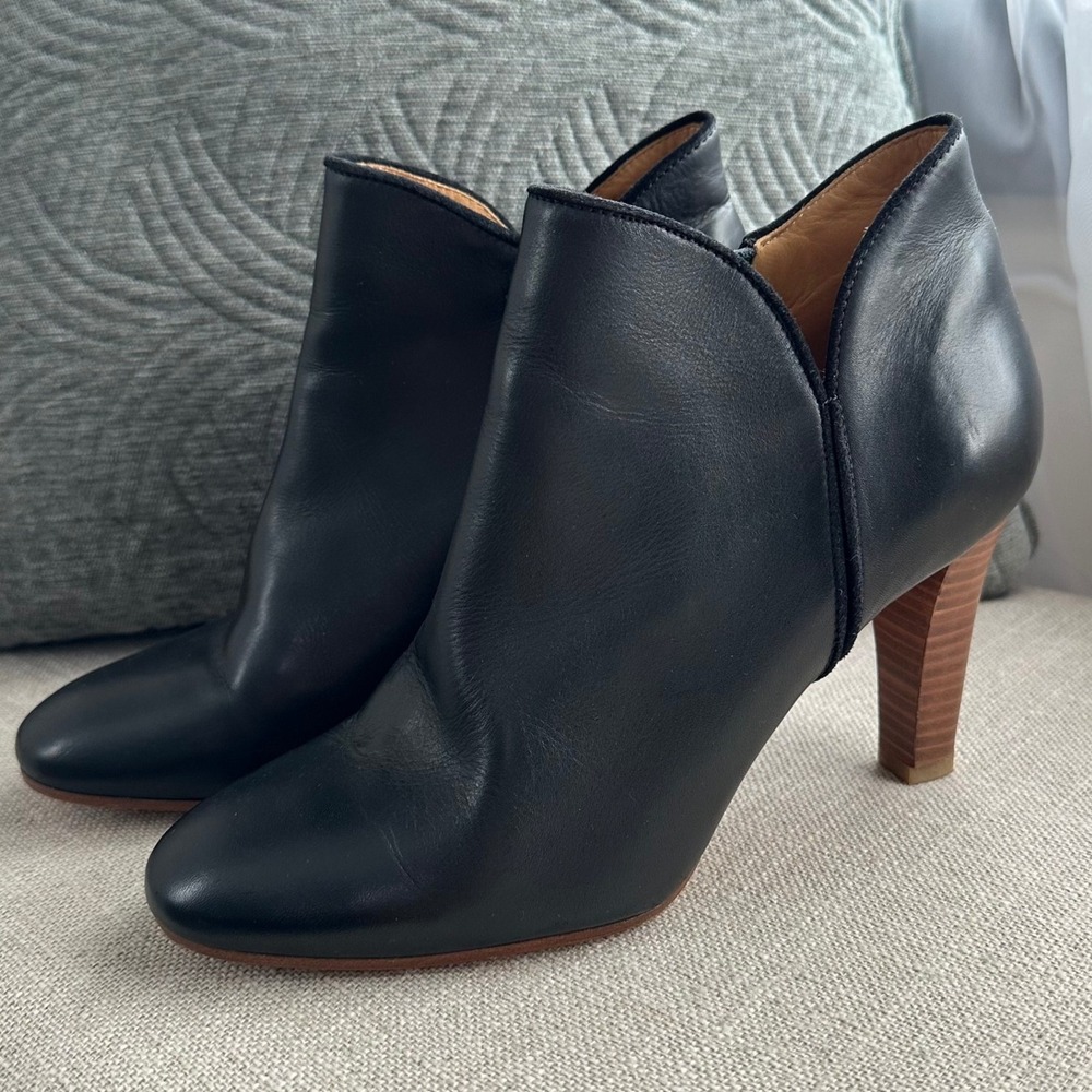 Sezane Black Ankle Boots
